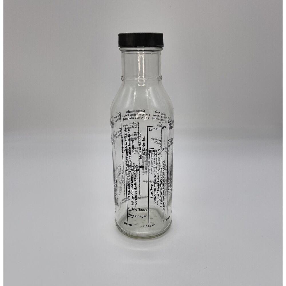 Salad Dressing Mixer Measuring Bottle Measure Mix Serve